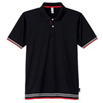 LIFEMAX 4.3oz ポリジン加工 裾ラインリブドライポロシャツ