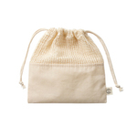 オーガニックコットンネット巾着（M）