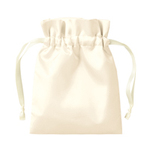 サテンフリル巾着（S）