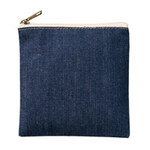 デニムフラットポーチ インディゴ（SS）