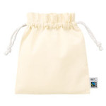 フェアトレードコットンフリル巾着（M）