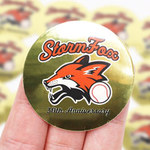 円形ゴールド鏡面シール 12枚セット