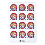 UVコーティングシール A4（12面付）