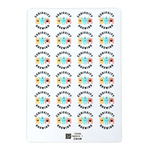 UVコーティングシール A4（24面付）