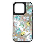 iPhone 耐衝撃グリップミラーケース（シルバー）