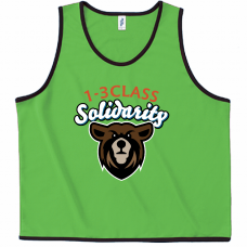 クマのデザインとロゴがかっこいいクラTビブスをオリジナルでプリント　クラスTシャツのテンプレート