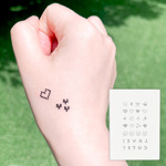 タトゥーシール（S）白地タイプ