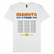 カジュアルなクラスロゴのTシャツをオリジナルでプリント クラスTシャツのテンプレート