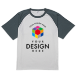 D-FACTORY 6.6oz プレミアムコンフォートラグランスリーブTシャツ