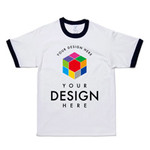 GILDAN 5.3oz プレミアムコットンリンガーTシャツ