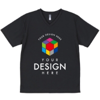 GLIMMER 4.4oz ドライVネックTシャツ