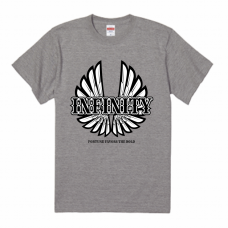 ロック風の羽モチーフTシャツをオリジナルでプリント　メンズデザインのテンプレート　United Athle 5.6oz ハイクオリティTシャツの無料デザインテンプレート