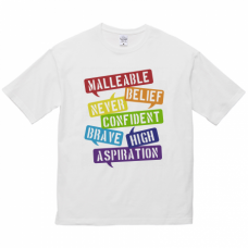 【無料テンプレート】ビッグシルエットTシャツ カラフルふきだし