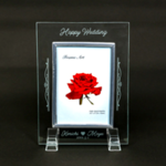 サンドブラスト ガラスフォトフレーム