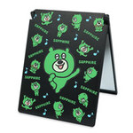 全面印刷 マットスクエアミラー（M）ブラック