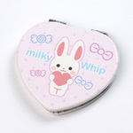 折りたたみコンパクトミラー（ハート）